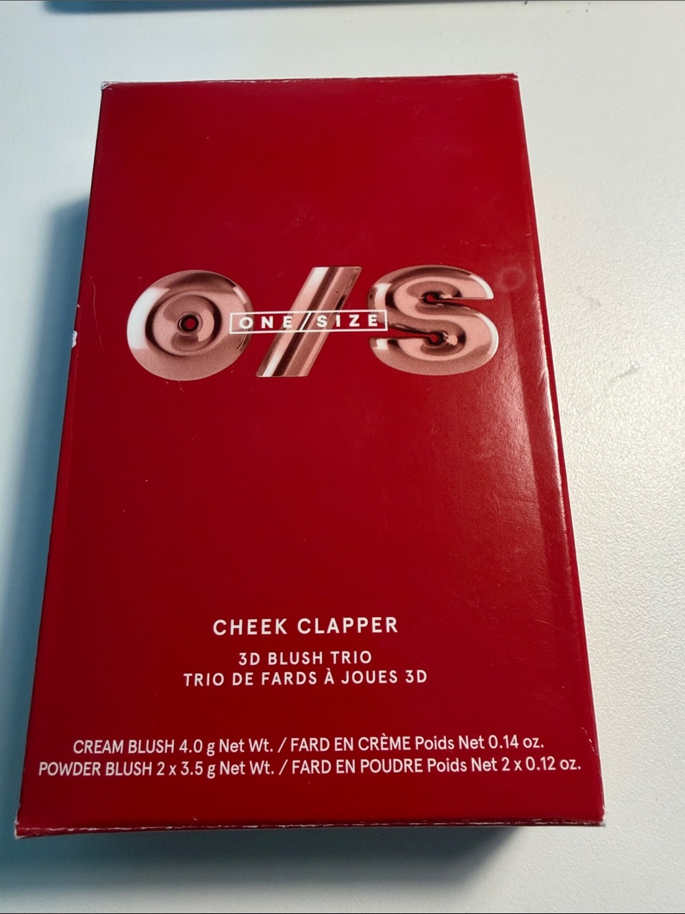 ONE/SIZE Cheek Clapper 3D Blush Trio - Red Packaging